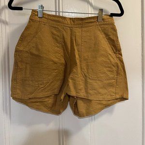 Primark Mustard Linen Shorts